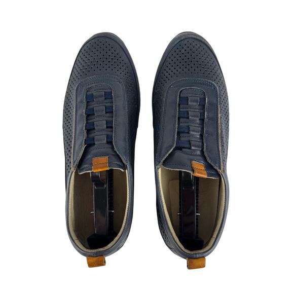 Pikolinos Liverpool Men’s Size 41 (US 8) Navy Blue Leather Slip-On Sneakers - Picture 8 of 11